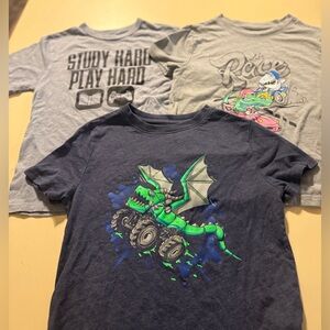 Bundle of 3 Cat & Jack Boy’s Small (6-7) Tees